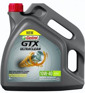 CASTROL GTX ULTRACLEAN 10W40 A3/B3 4л. п/синтетика, масло моторное